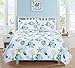 Home Fashion Designs 3-Piece Coastal Beach Theme Quilt Set with Shams. Soft All-Season Luxury Microfiber Reversible Bedspread and Coverlet. Seaside Collection Brand. (King, Multi)