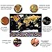 Scratch Off World Map With Clip on Camera Lens for Phone, Scratch off Tool, Microfiber Cloth, and Travel EBook|Detailed Cartographic Poster, Glossy Finish, Easy To Scratch & Wall Hang|32in x 23in