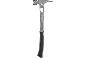 Stiletto TIB15MC 15 oz. Titanium TiBone Hammer Milled Face with Curved Handle