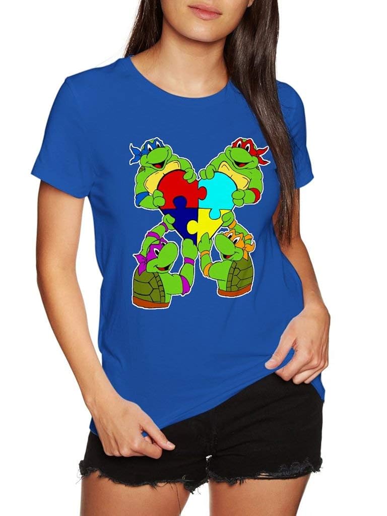 Autism Teenage Mutant Ninja Turtles Puzzle Pieces - Funny Vintage Trending Awesome Gift Shirt