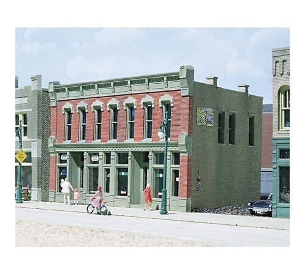Woodland Scenics HO Scale DPM Front Street Building Kit, 5-3/4 x 4
