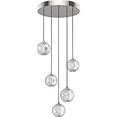 Alora MP321205PN Marni Pendant, LED, Polished Nickel