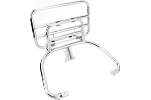Asixxsix Stylish Motorcycle Luggage Rack Erosion Resistant Finish Fit for Vespa Primavera 150 Sprint 150, Precise Fit Design,