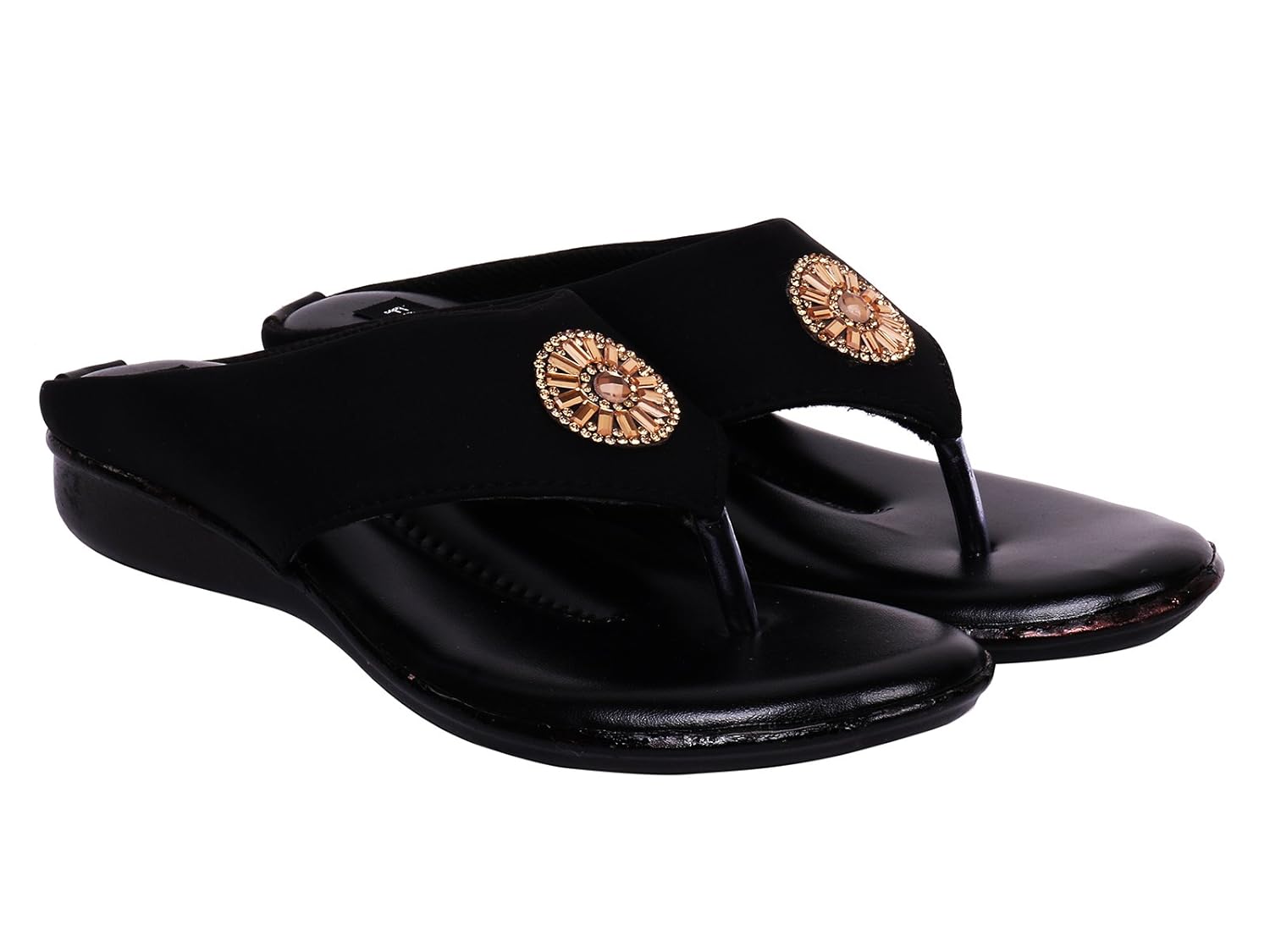 footshez new arrival best hot selling women's black casual flats low price sale