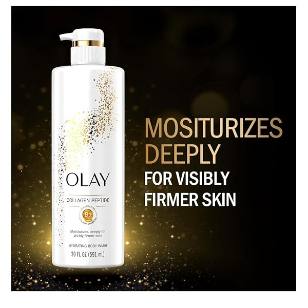 OLAY CLEANSING & FIRMING WOMEN’S BODY WASH WITH VITAMIN B3 AND COLLAGEN, 20 FL OZ