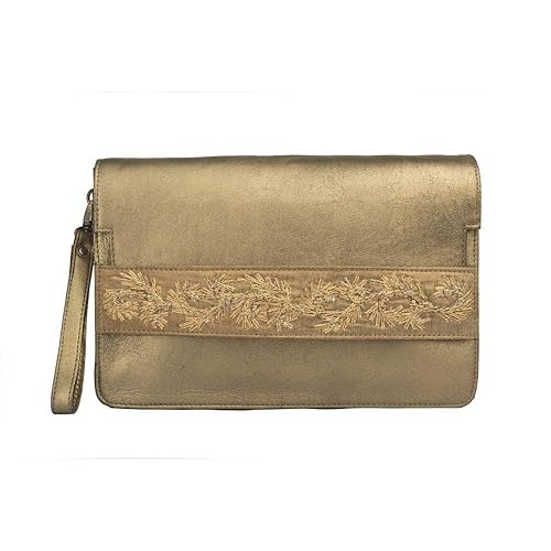 Women's Clutch Bag Gold (Ba 197)