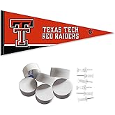 Texas Tech Red Raiders Pennant Flag and Wall Tack Mount Pads