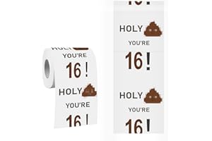 Shellspace 16th Birthday Gifts for Girls Boys, Funny Toilet Paper Roll Happy 16 Year Old Gift for Her Him, Novelty Gag Funny 