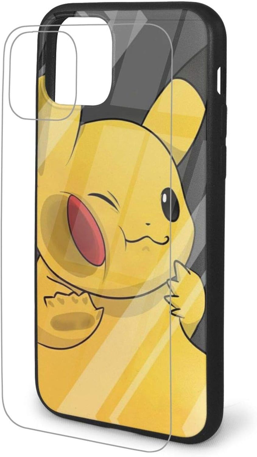Amazon Com Anime Characters Fat Cute Pikachu Pokemon Cartoon Iphone 11 Case Protective Case Design Slim And Lightweight Cover Cases Tpu Phone Case