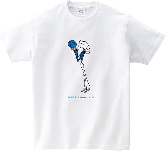 Amazon Co Jp Moof Illustration キャラクターイラスト Tシャツ ボーリング Star Bowling Tシャツ ホワイト Xlサイズ Moof Illustration Studio 服 ファッション小物