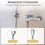 YEAUPE 2M Universal Shower Hose Chrome G1/2 Brass Core Anti-Kink view 5