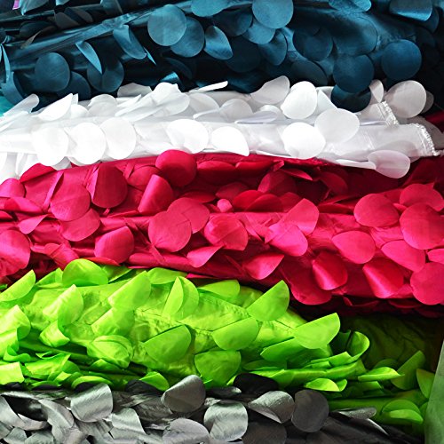 ROUND PETAL TAFFETA / CIRCLE TAFFETA FABRIC 58" WIDE BY THE YARD - LIGHT PINK