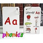 Fogeal 26PCS/Set ABC English Alphabet 26 Letters Child Flash Cards Baby Learning Toys Kids Gift Pre-Kindergarten