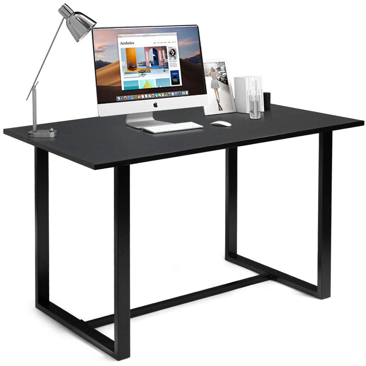 Buy Tangkula Writing Table Computer Desk, Modern Versatile Writing Desk