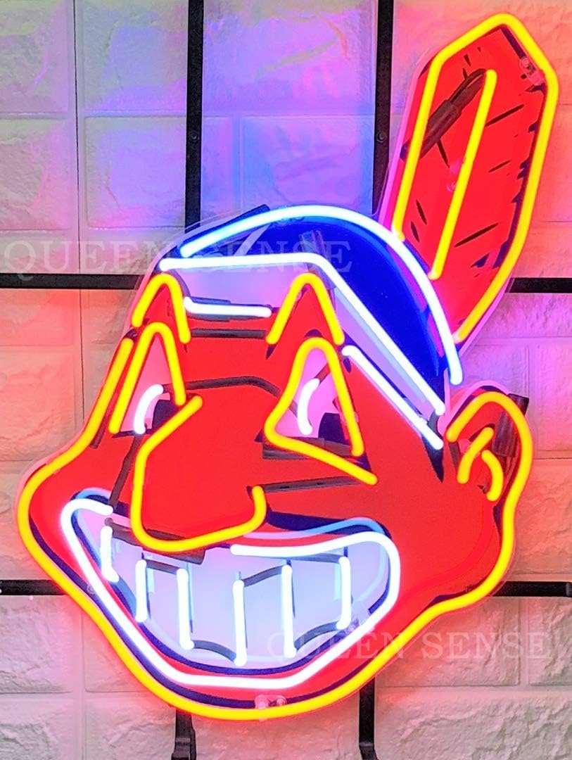 Queen Sense 20"x16" Cleveland Neon Sign Light Lamp (VariousSizes) HD Vivid Printing Tech Beer Pub Bar Handmade Artwork HV41