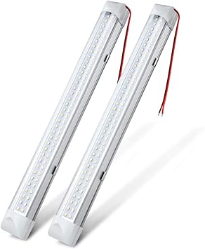 ss vision barra de luz led interior de coche de 13 5 pulgadas lampara led de 12 v 3 5 w 72 unidades con interruptor de encendido para furgoneta