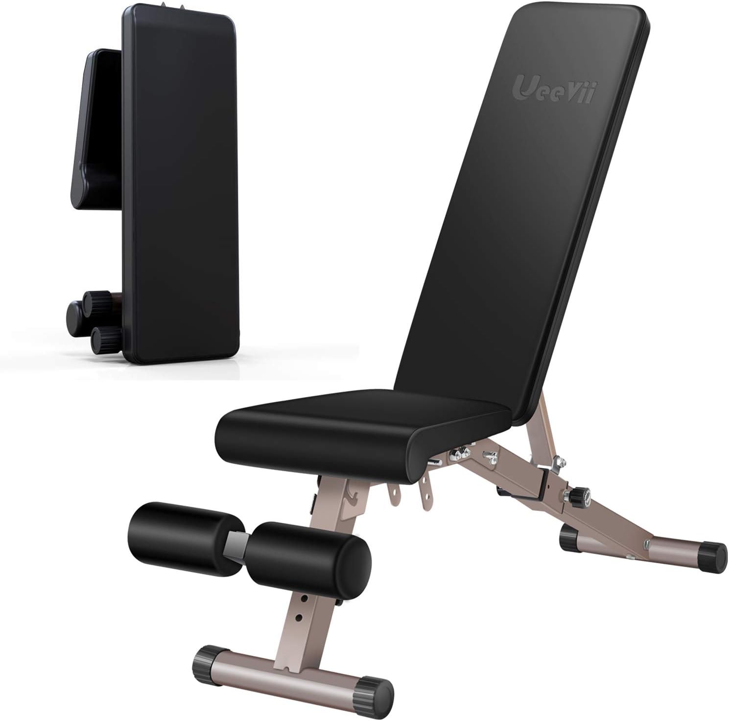 UeeVii Adjustable Weight Bench, Workout Bench Foldable, Bench Press Weight Bench, Strength Training Adjustable Benches for Full Body Workout Weight Lifting : Sports & Outdoors