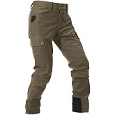 BASSDASH Walker-Lw Men&rsquo;s Waterproof Breathable Hunting Pants with Silent Outer Fabric for Fishing Turkey Upland