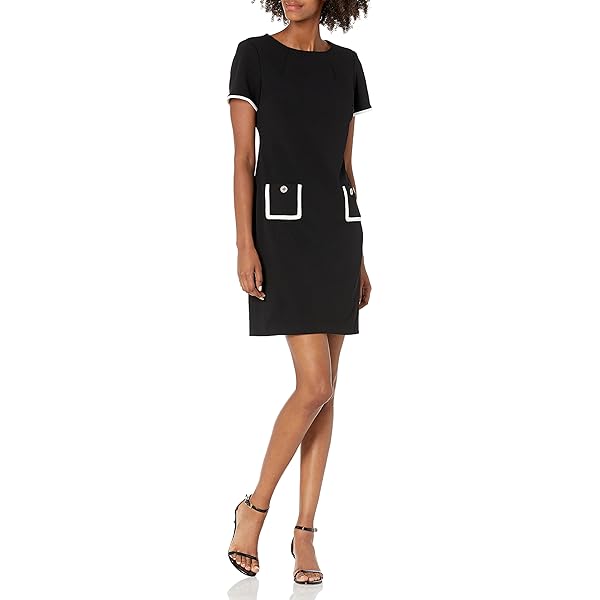 Tommy Hilfiger Women's Lace up Sheath, black, 4 at Amazon Women's Clothing  store