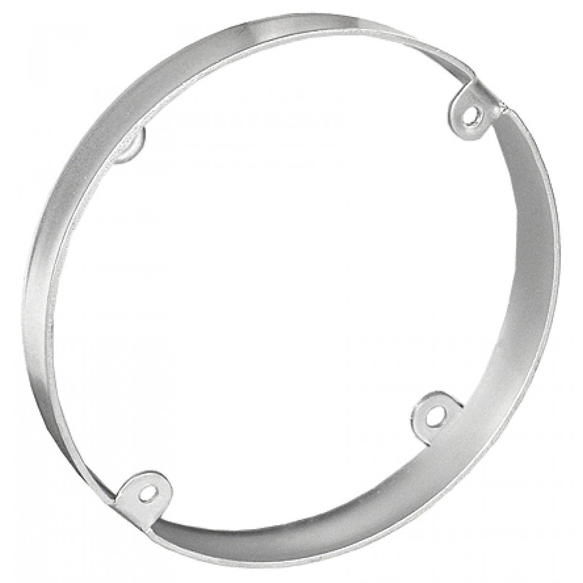 Photo 1 of 2 Pcs, 4 in. Round Pan Box Extension Ring, 1/2 in. Deep, Zinc Plated Steel Used to Mount Ceiling & Wall Lighting Fixtures to Provide Additional Wire Capacity