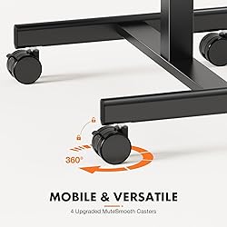 Sweetcrispy Small Mobile Rolling Standing Desk