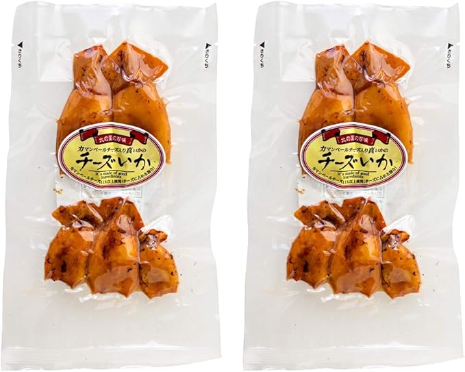 Amazon チーズいか 100g 2袋 イカの中にナチュラルチーズを入れました お酒の肴に おやつに お茶請けに 烏賊の珍味 チーズいか 真いか カマンベールチーズ入り 北の国の珍味 珍味 たこ いか えび たら ほっき はたはた 干物 燻製 通販