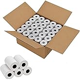 Thermal Paper 2 1/4 inch x 50 feet, Cash Register POS Receipt Paper for Credit Card Machine (50 Rolls)