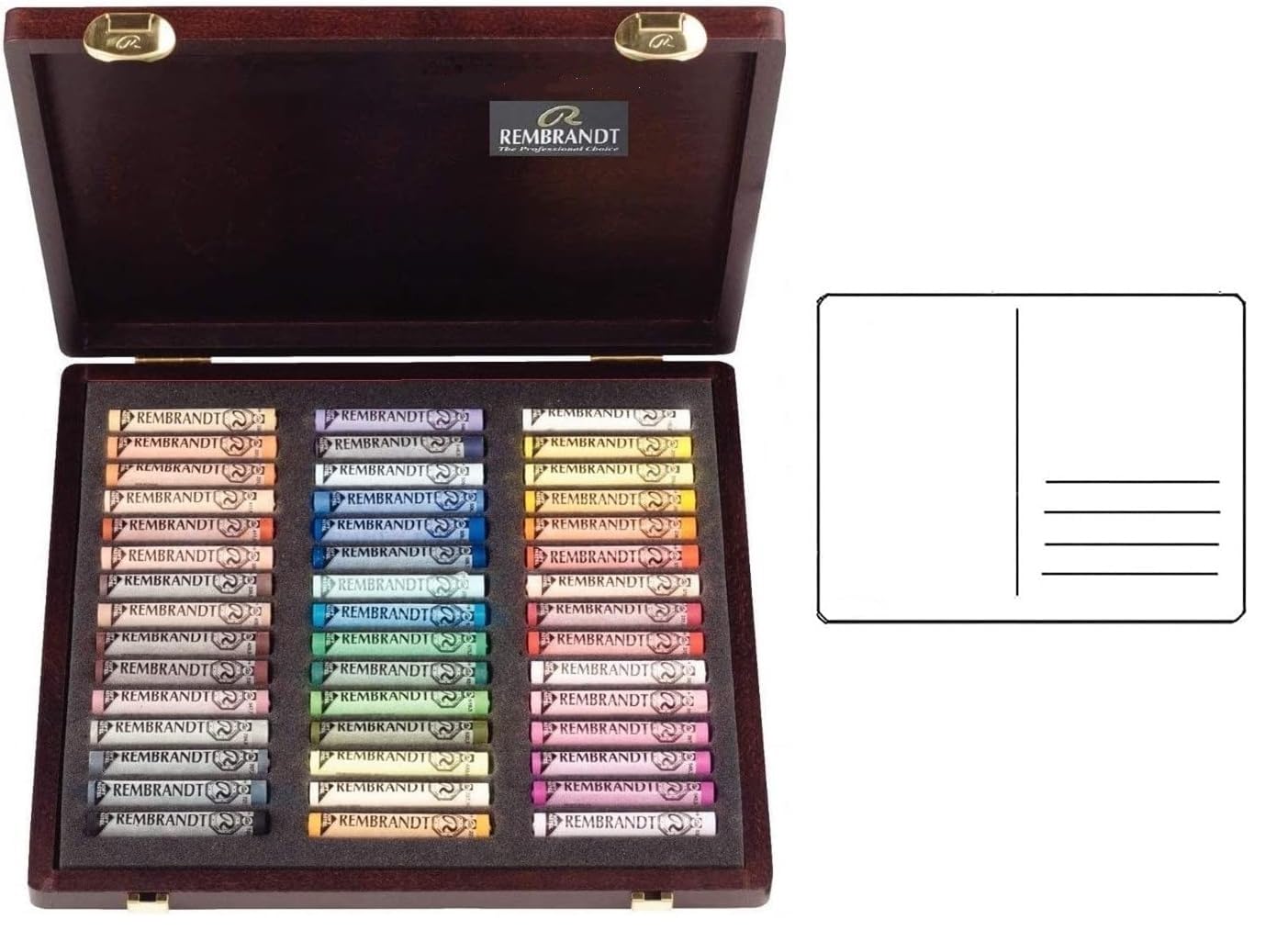 REMBRANT Rembrandt Set of Soft Pastel Dry Sticks 45 Portrait Selection Set 45 Pieces