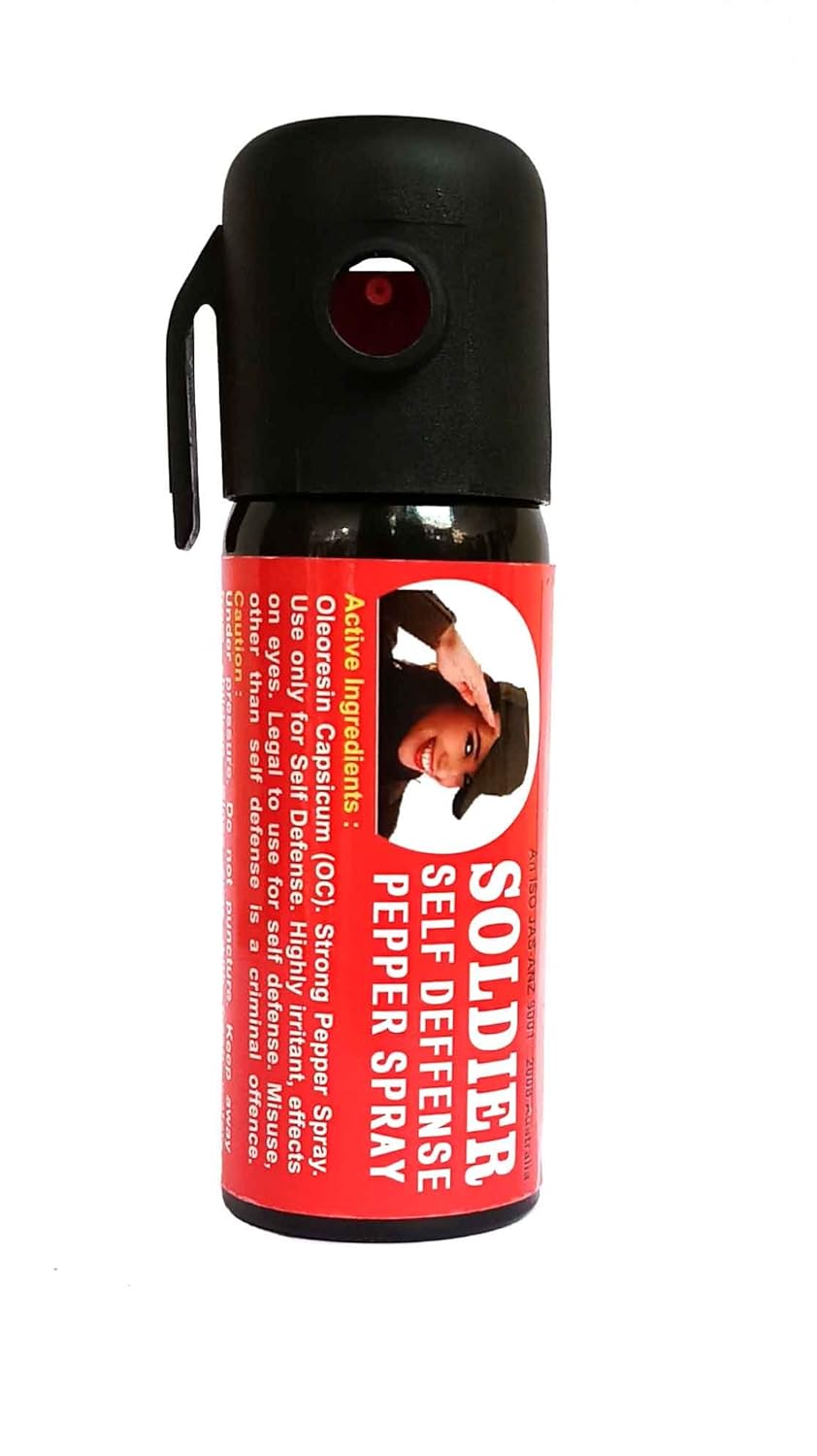 Buy Soldier Self Defense Pepper Spray for Women Safety/Protection (Red) Single Online at Low