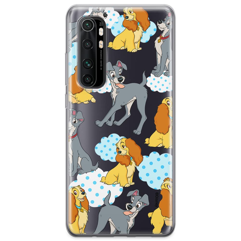 ERT GROUP mobile phone case for Xiaomi MI NOTE 10 Lite original and officially Licensed Disney pattern Lady and the Tramp 004 optimally adapted to the shape of the mobile phone, partially transparent