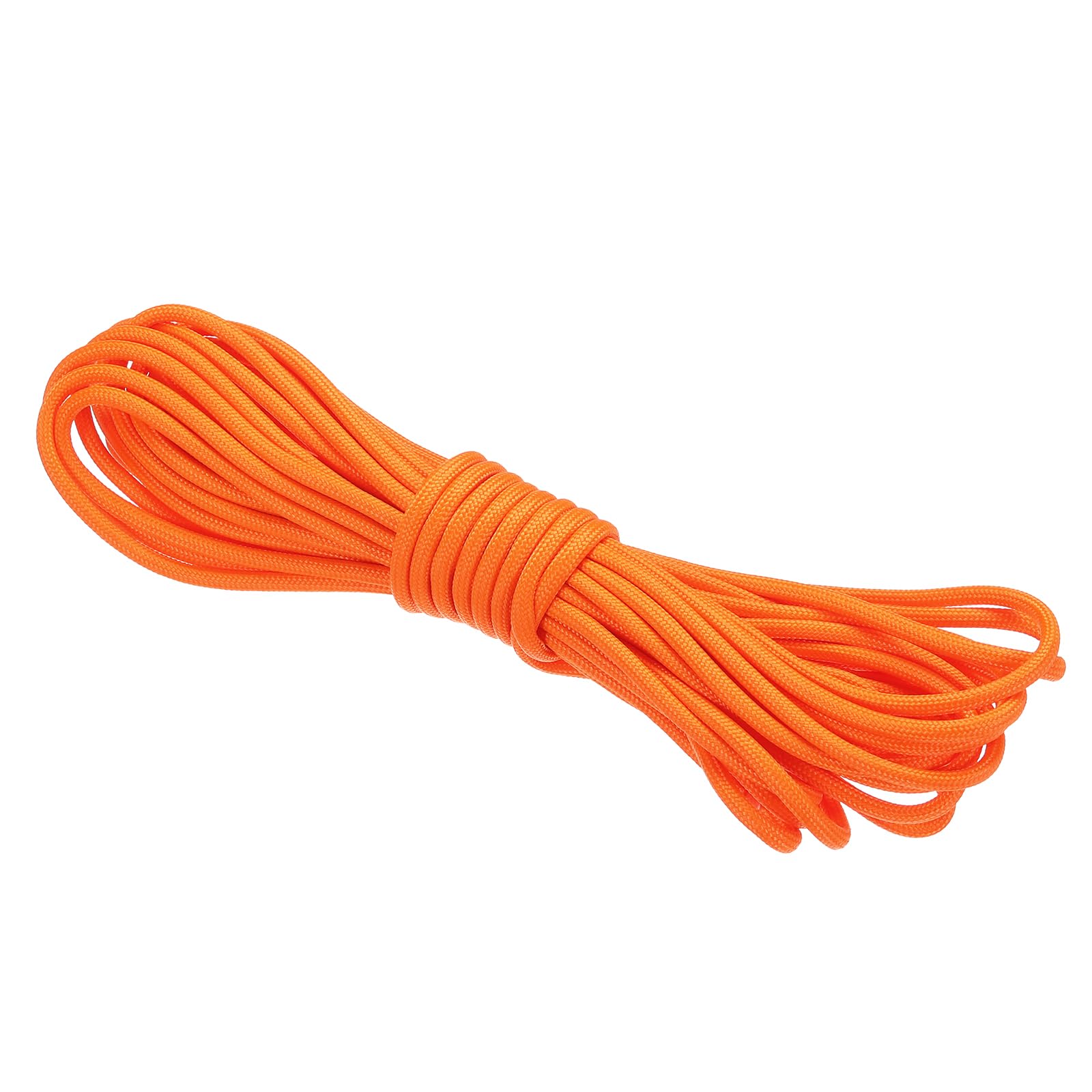 PATIKIL 26 Feet Glow in the Dark Paracord, 4mm Camping Paracord Rope 9-Strand Type 550lb Nano Cord Paracord for Camping Tent Tarp Hiking, Orange