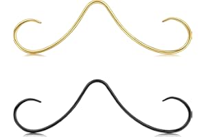 Longita Mustache Septum Ring Septum Rings Septum Jewelry Septum Rings 16g Septum Piercing Septum Pincher 16 Gauge Septum Nose Rings Mustache Nose Ring Septum Silver Gold Black