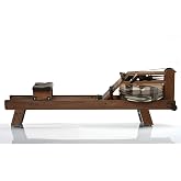 WaterRower Walnut Rowing Machine with S4 BLE Monitor | USA Made Water Rower | Original Handcrafted Erg Machine for Home Use &amp; Gym | Best Warranty