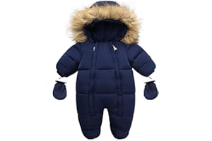 Tumaron Baby Girl Winter Snowsuit Toddler Jacket Clothes For Boy Infant Jumpsuit Hoodied