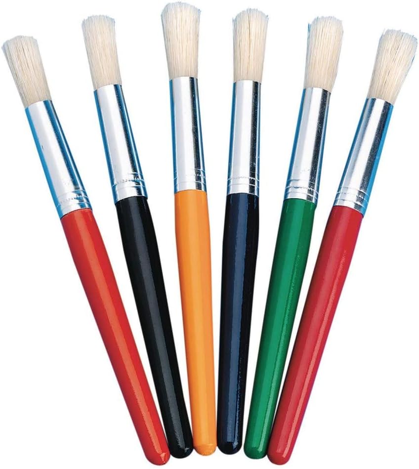 Stubby Paint Brush Pack (Pack of 6)