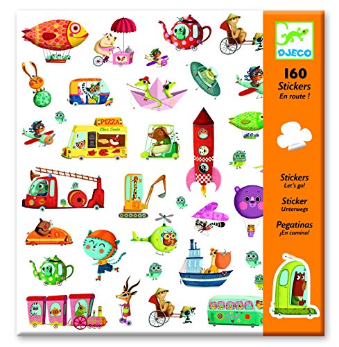 Djeco Stickers, Lets Go
