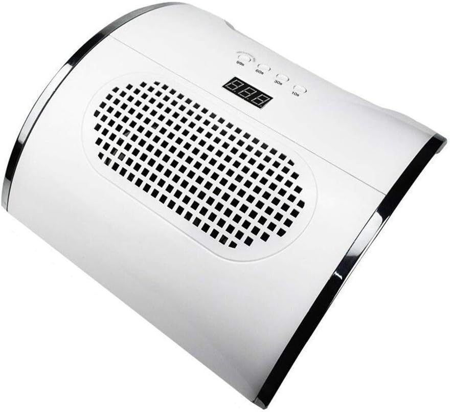 Nail Dust Suction 80W Nail Vacuum Cleaner Two In One Light Therapy Machine Led Light Quick-Drying Nail Machine Nail Dryer Manicure Lamp