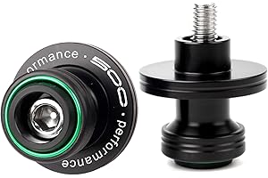 ZEXDDI Fit For KAWASAKI Ninja 500 Ninja 500 SE 2024 2025 Z500 Z500SE CNC Aluminum Motorcycle Swingarm Spool Slider Stand Screws (Green)