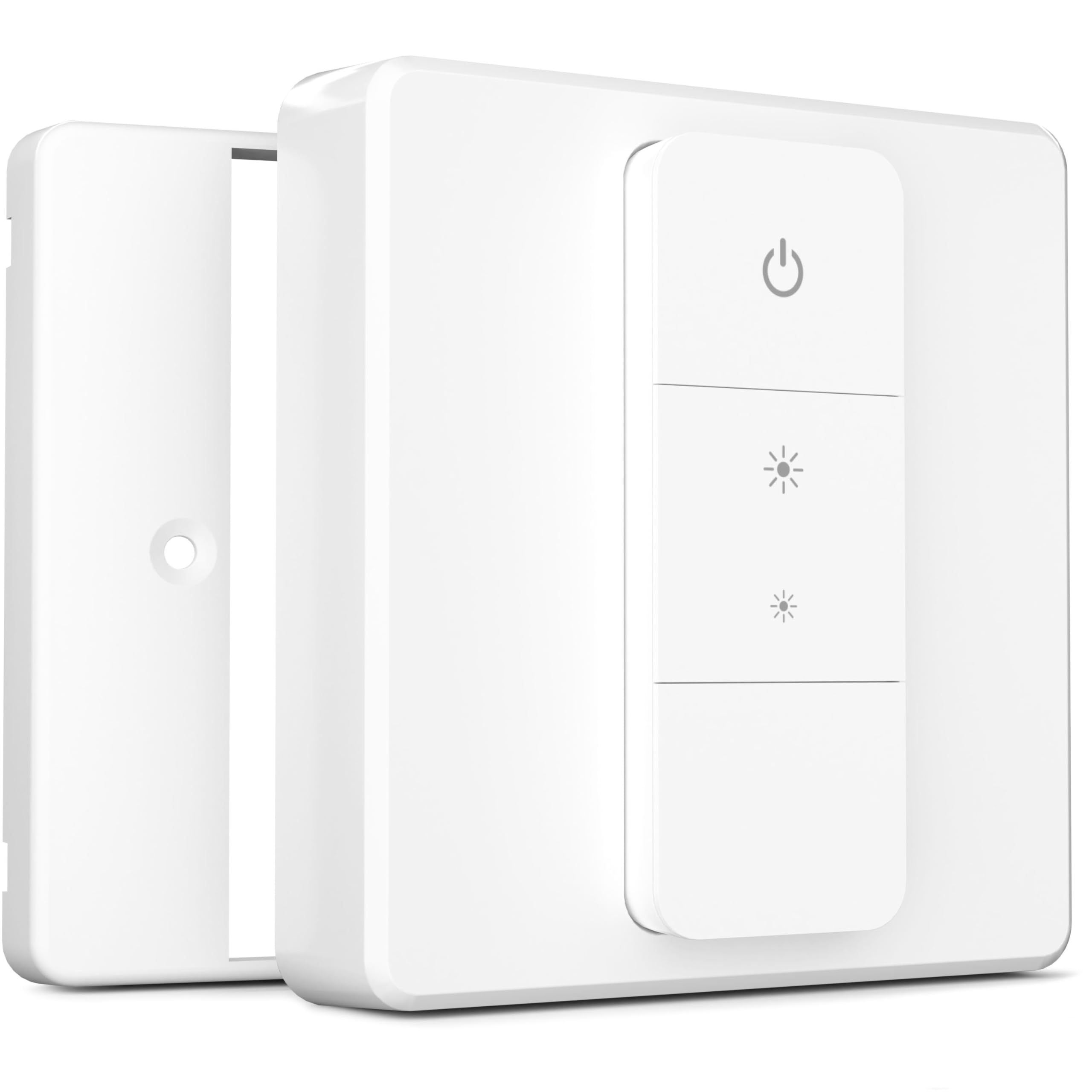 IYOKI® Classic Switch Cover for Philips Hue Dimmer V2, Compatible with Hue Switch Cover, Remote Light Switch Plate Adapter, 1-Gang (2-Pack)