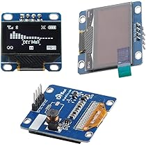 thumbnail: DIYmalls 1,3 Inch OLED Display Module - 128x64 SH1106 - I2C 4-pin 3.3V-5V - Adres 0x3C - Blauw (Set Van 3)