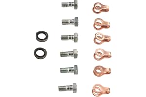 BONKZEBU Fuel Return Line BanjoBolt Kit 3905307 Replacement for Dodge Ram for Cummins 12V 4bt 6bt 6ct, Banjo Bolt Fuel Line, 