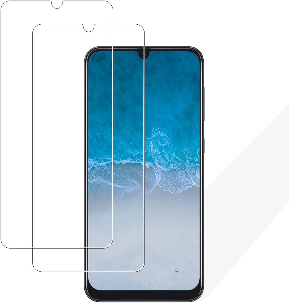 Galaxy A50/A30/A20 Screen Protector, JYIN [2 Pack] 9H Hardness 3D Curved Premium Tempered Glass,Anti Scratch, Anti-Bubble,HD Clarity, Touch Screen Accuracy High Clear Film for Galaxy A50/A30/A20