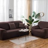 Teynewer 1-Piece Stretch Sofa Cover (1 Seater) Brown view 6