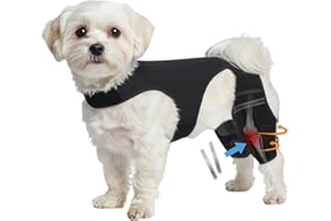 S Double Dog Knee Brace for Torn ACL & CCL – Adjustable Back Leg Braces for Small Dogs with Hip Dysplasia, Cruciate Ligament 