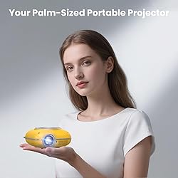 HOMPOW Mini Projector with Two -Way