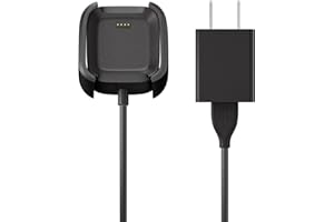 Dismau Wall Charger for Fitbit Versa, Versa Lite, Replacement Charging Dock Cable Cord