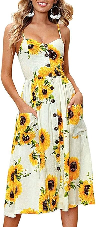 button up swing dress