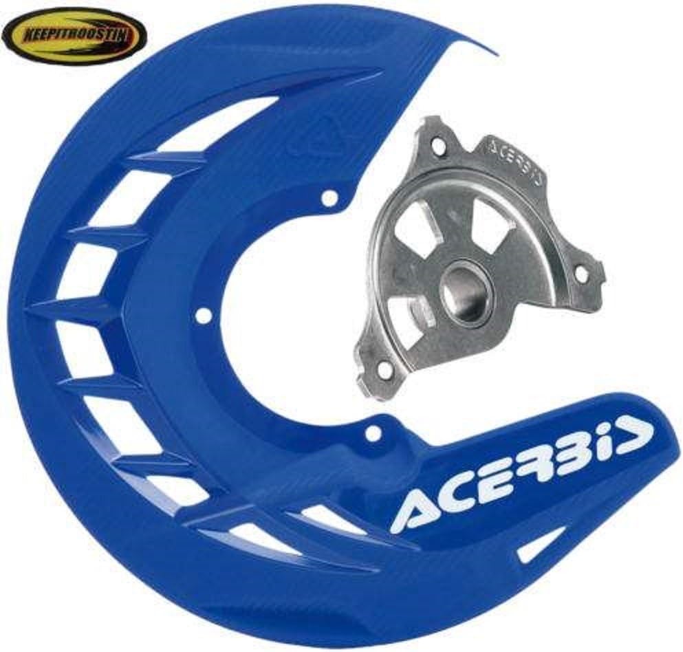 Acerbis Blue Disc Brake Plastic Guard and Mount with