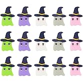 15PCS Silicone Focal Beads, Silicone Halloween Ghosts Beads Silicone Pen Beads Bulk Silicone Spacer Beads for DIY Craft Garland Keychain Lanyard Necklace Bracelet Jewelry Making Accessories Handmade
