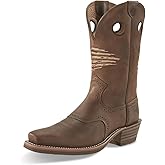 Ariat Heritage Roughstock Western Boot - Men's Square Toe Leather Work Boot